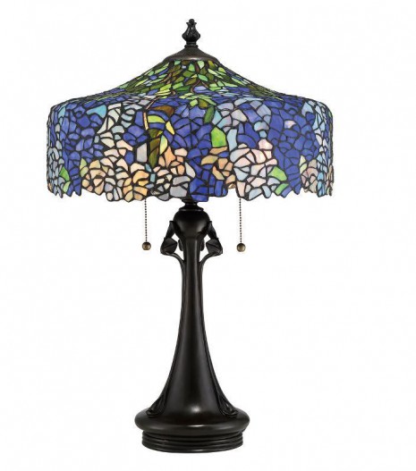 Cobalt Tiffany Asztali Lámpa